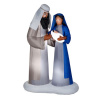 African American Holy Family Nativity Christmas Inflatable